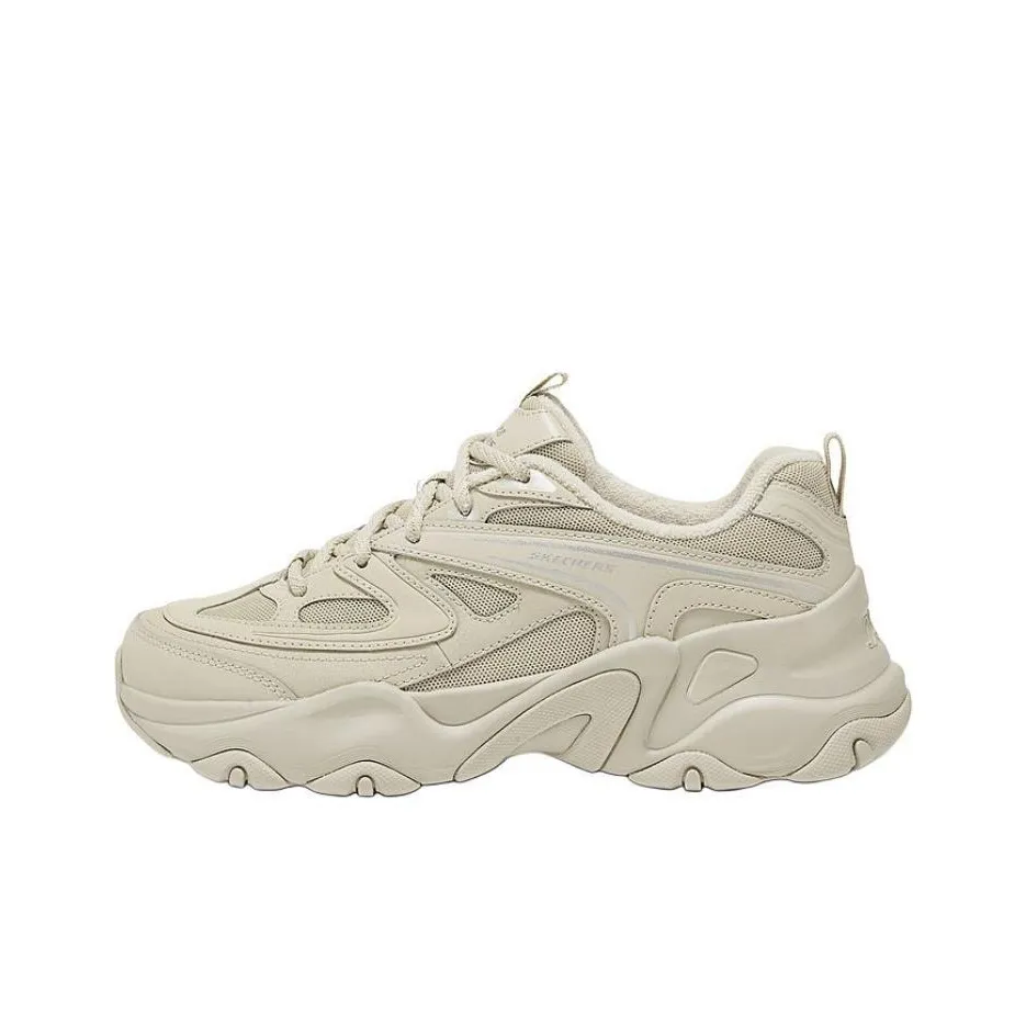 Skechers DLITES Support Height Enhancement Low Top Chunky Sneakers Women's Yellow