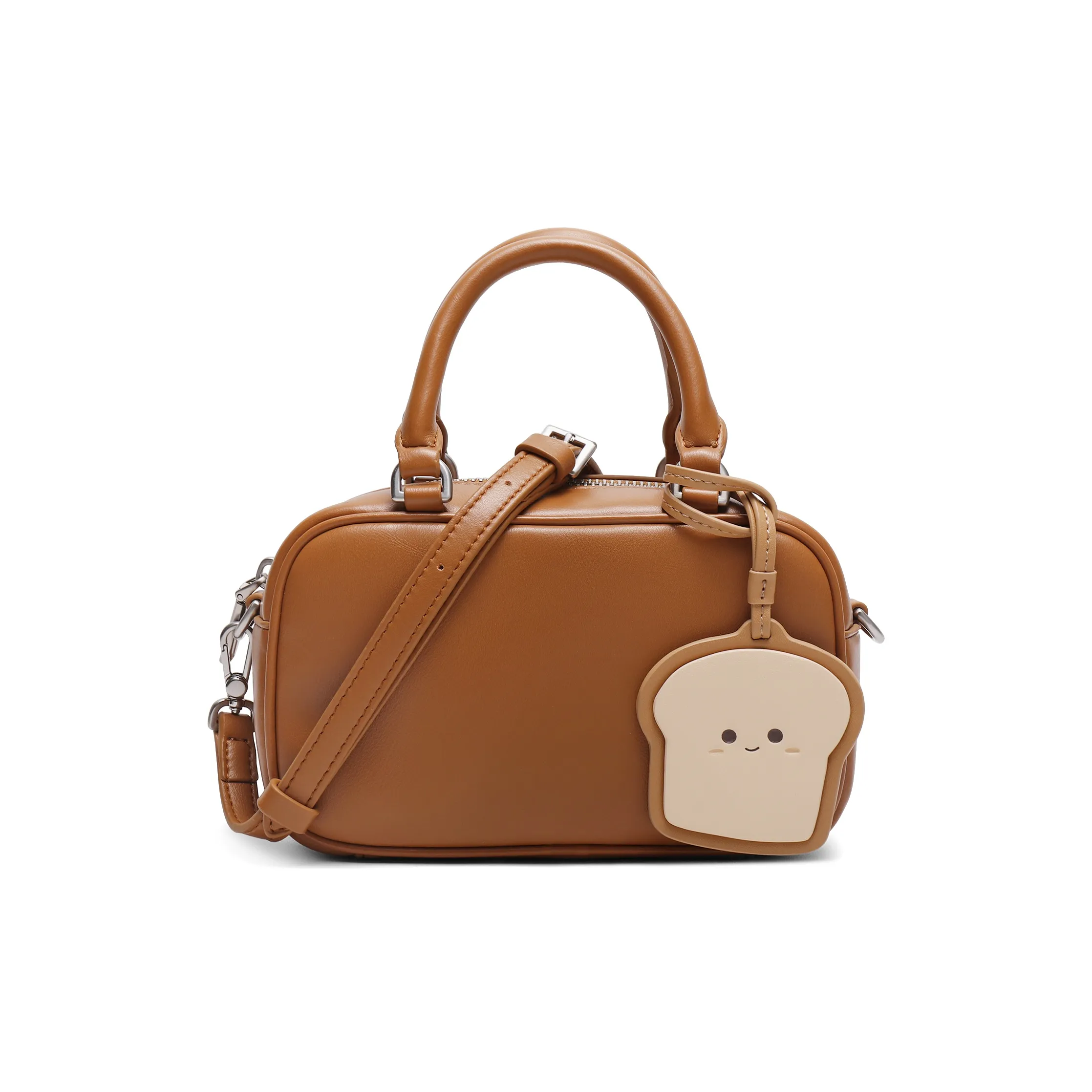 BELLE Premium Texture Одно плечо Сумка Маленькая Женская Коричневая Бежевая