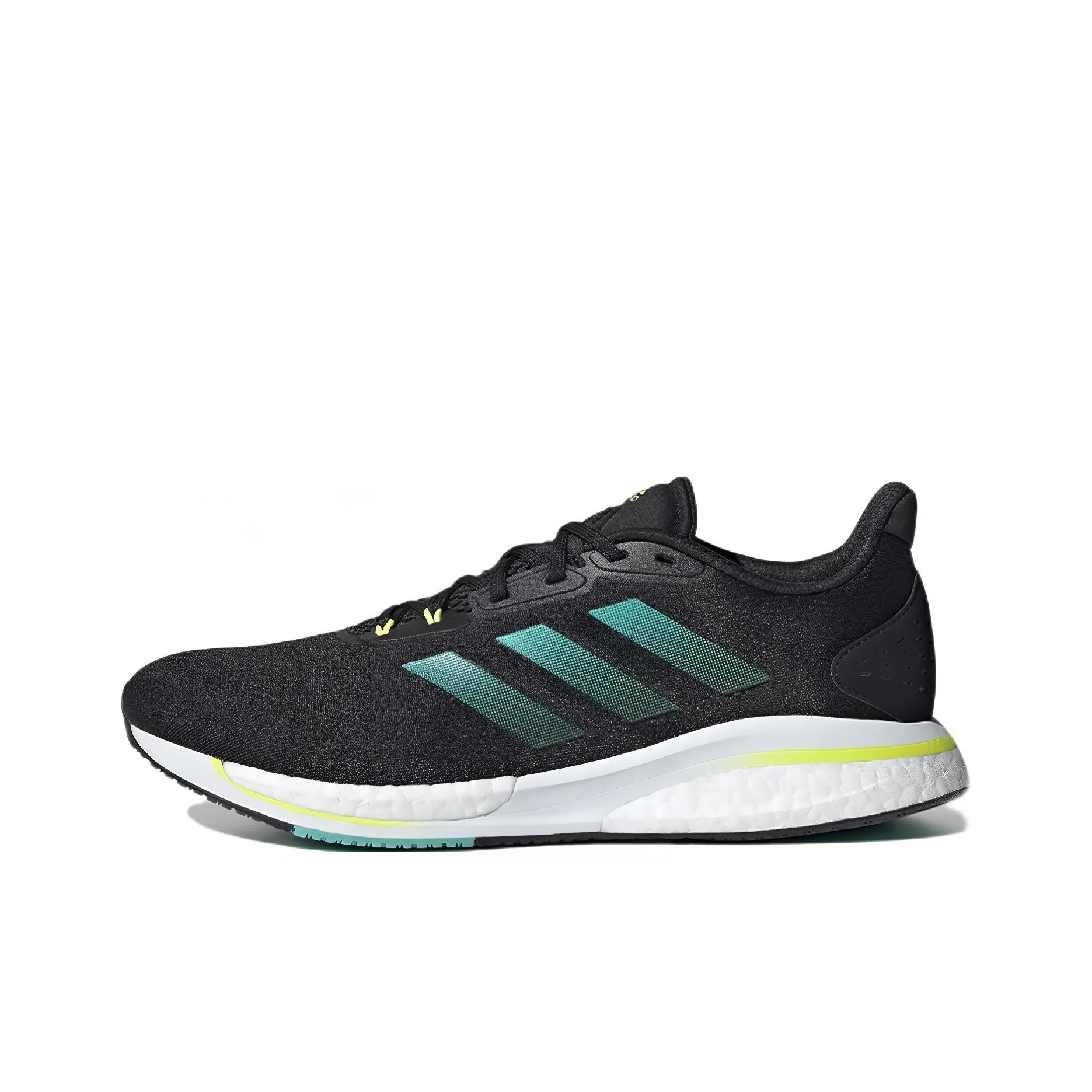 Adidas Supernova+ Амортизирующие шоки Противоскользящие и устойчивые к истиранию Дышащие Низкие беговые кроссовки Мужские Черные