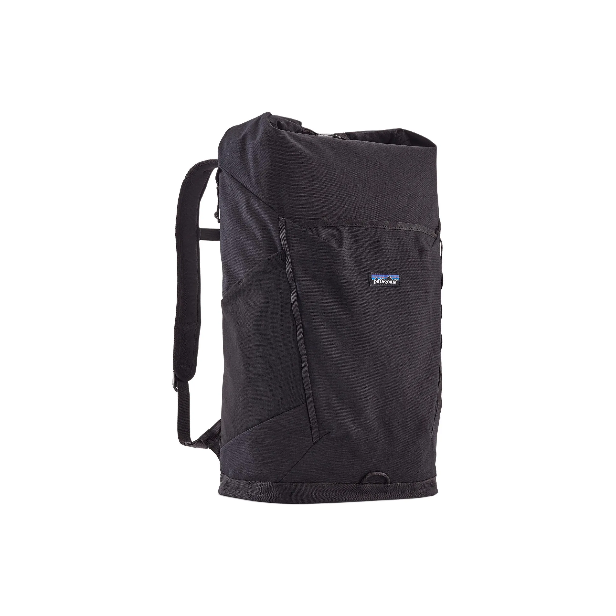 Patagonia 32L Outdoor Mountaineering Bag Backpack Organic Cotton Canvas Black Unisex