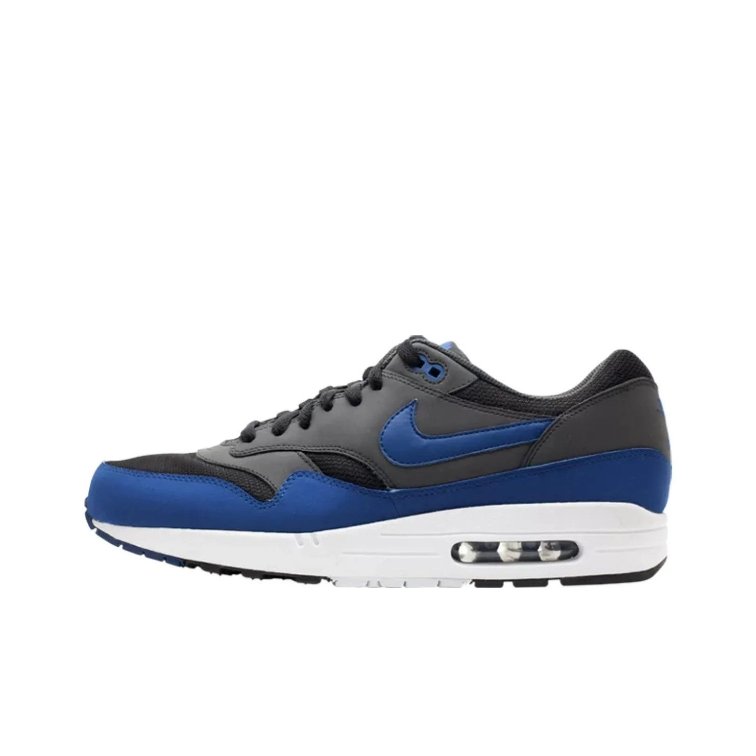 Nike Air Max 1 Low Top Casual Running Shoes Men's Gray Blue