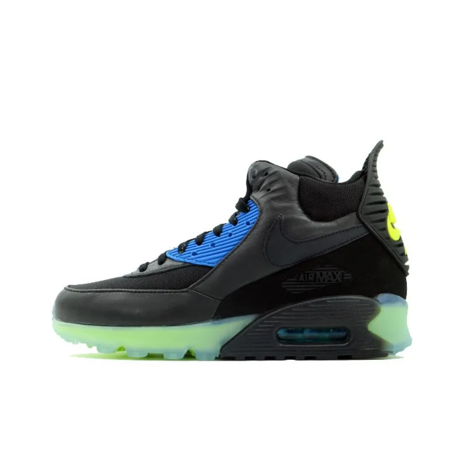 Nike Air Max 90 High Top Outdoor Shoes Men's Black