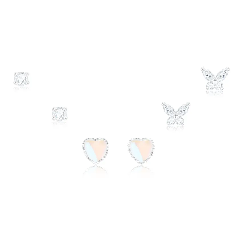 Серьги Cuz Strange Intention с цирконием женские