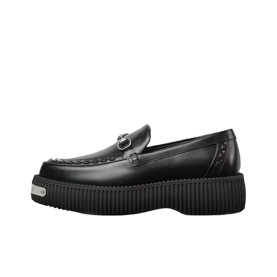 GUCCI Horsebit Loafers 4.5cm Women's Black