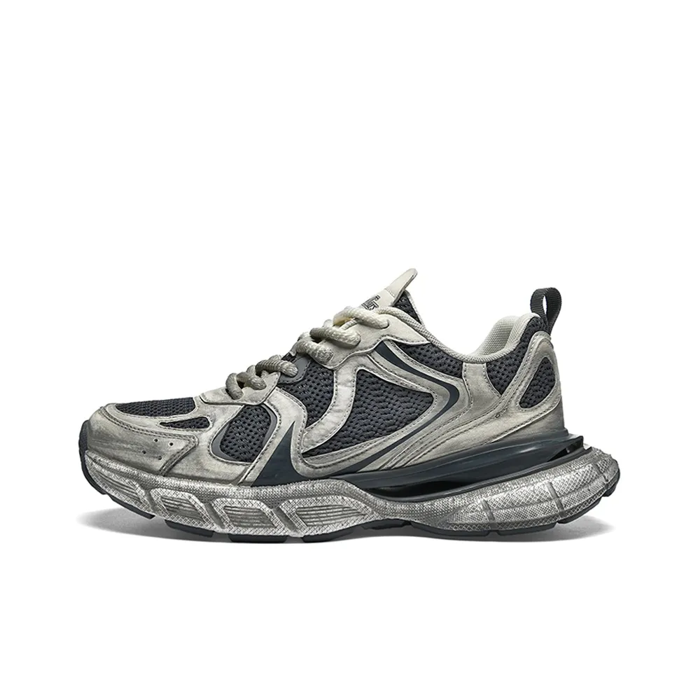 TCELLARS Cushioning, Abrasion Resistant, Breathable, Lightweight, Height Increasing Low Top Chunky Sneakers Unisex