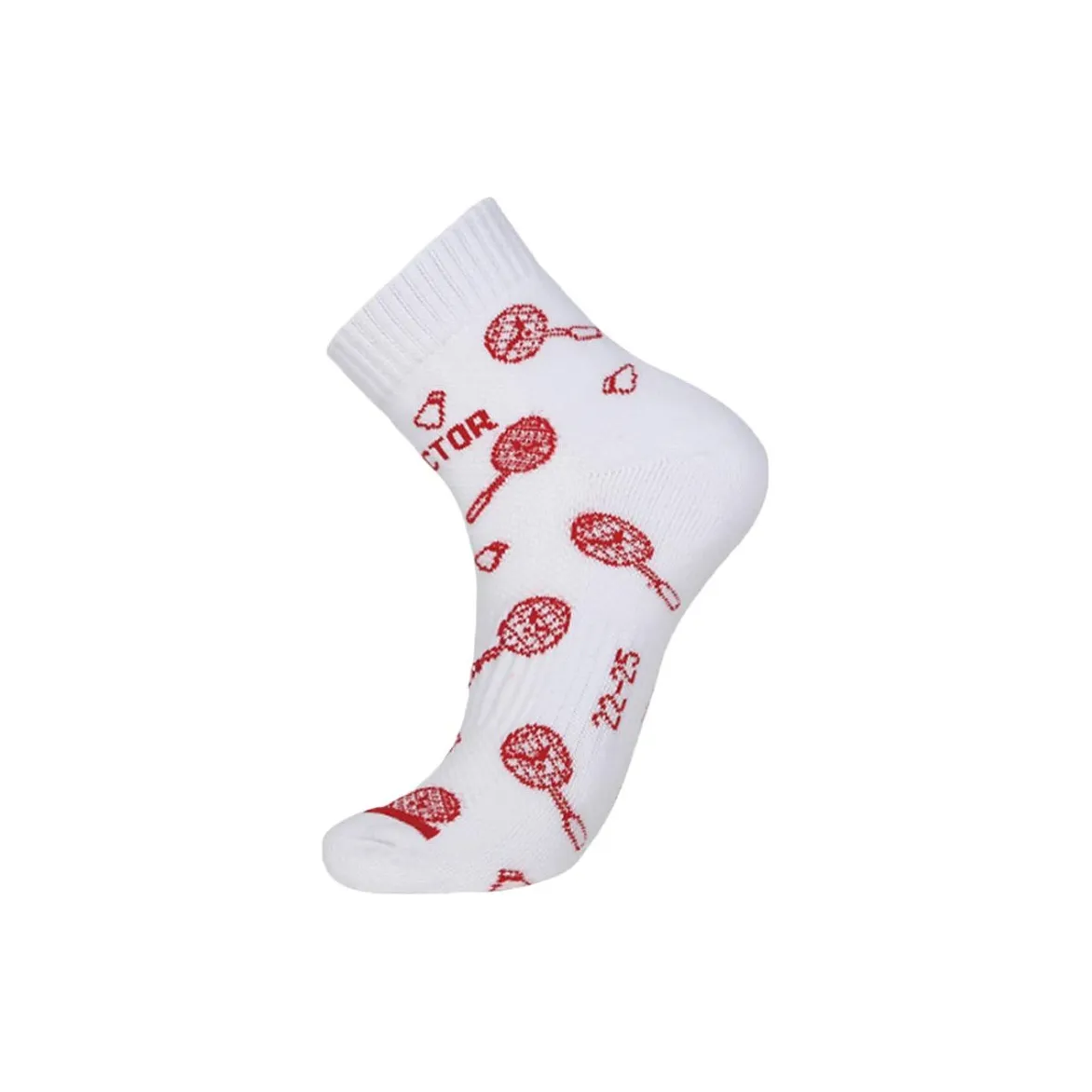 Низкие носки VICTOR женские 1 упаковка красные