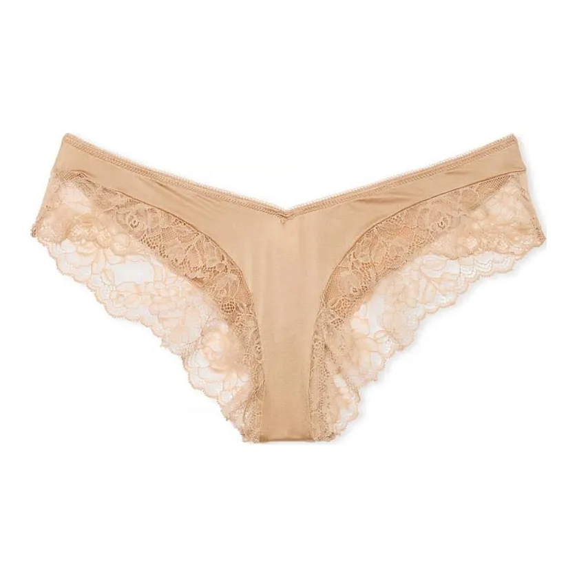 Victoria's Secret Very Sexy Strappy Фурнитура Cheeky Panty Пралине Нижнее белье Женские 1 шт Пралине
