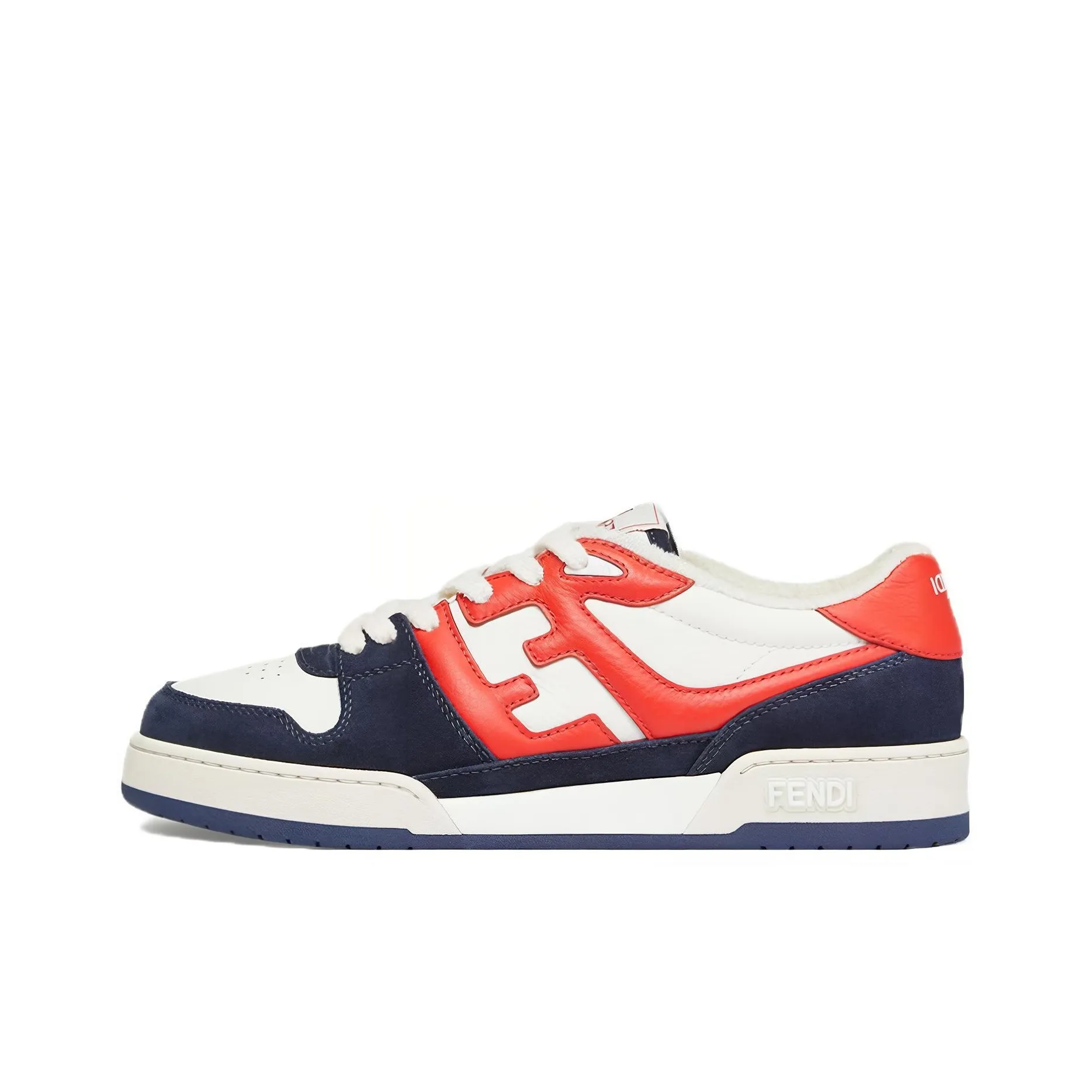 FENDI Match Low Top Suede 'Navy Orange'
