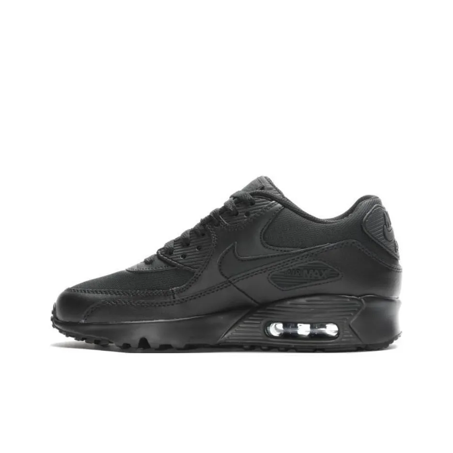 Nike Air Max 90 Low Топ Повседневные Беговые Кроссовки Женские Черные
