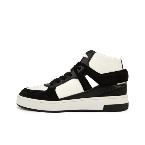 CKJ CALVIN KLEIN JEANS Кроссовки для скейтбординга MID Топ Космический черный Женские
