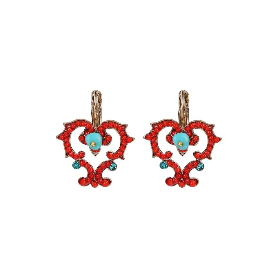 SATELLITE Бирюзовые серьги женские