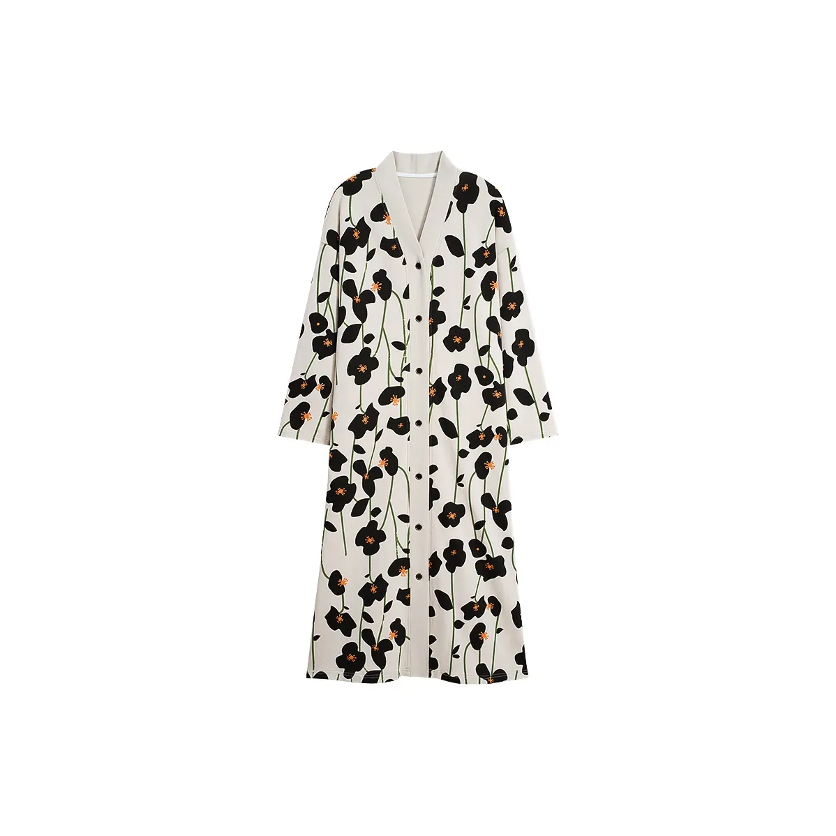 MIIOW Trend Party Series Nightgown Women's White Base Pattern