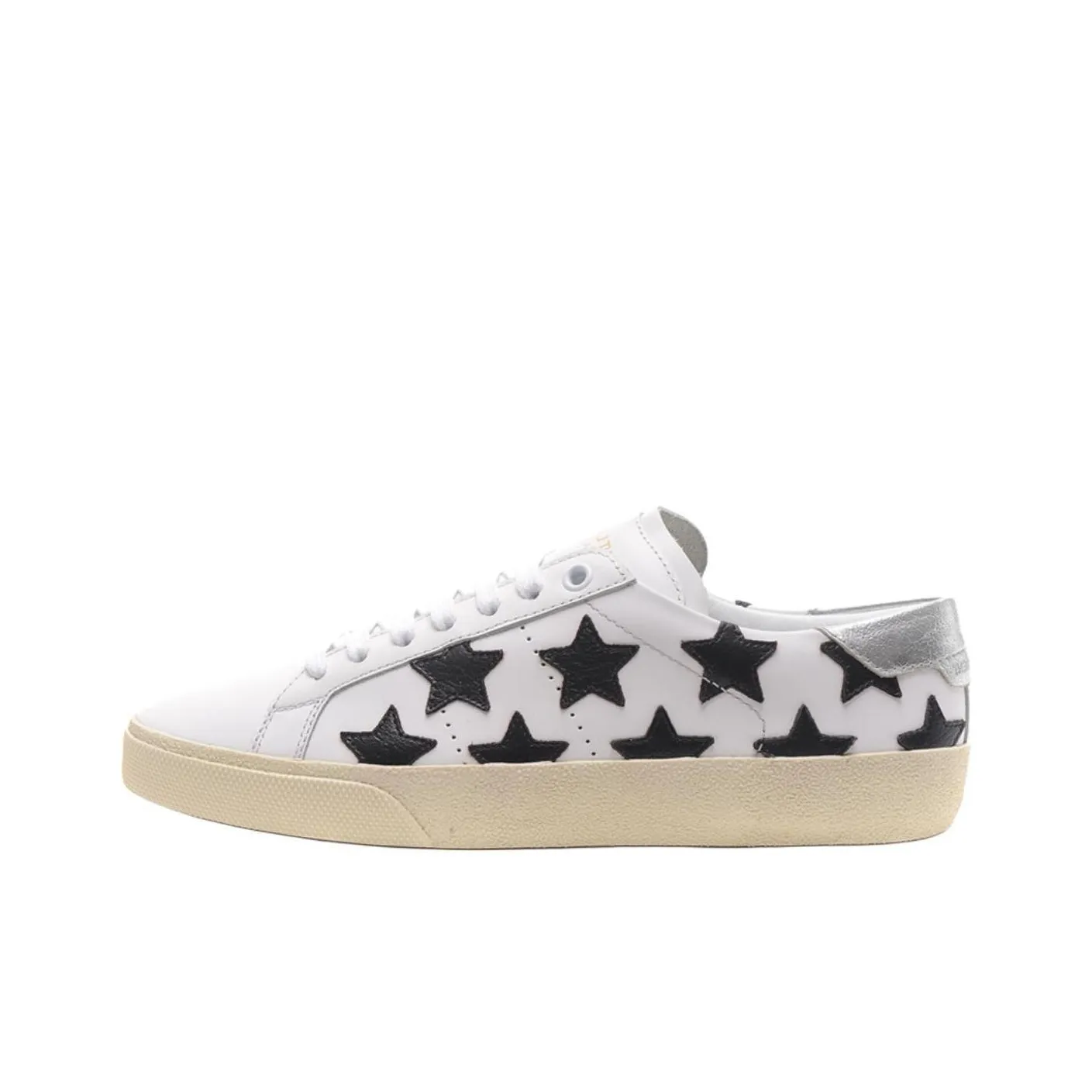 SAINT LAURENT Yves Low Top Skateboard Shoes Women's Black White