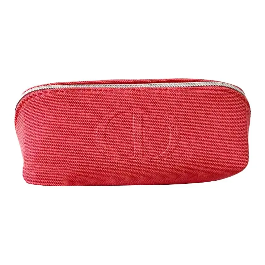 DIOR Красная косметичка с бусинами многослойная