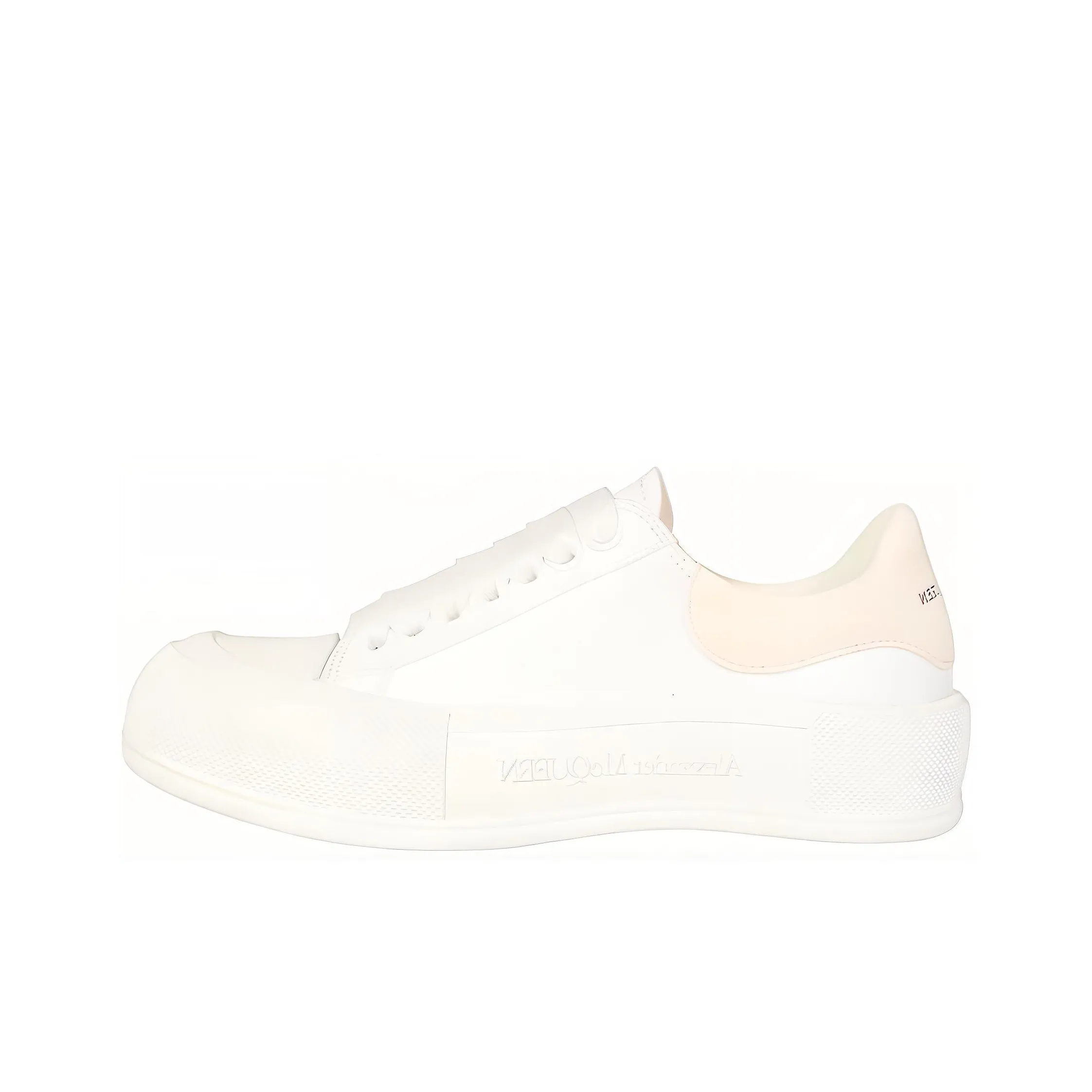 Alexander McQueen Deck Skate Plimsoll Shoes 'White' Women's