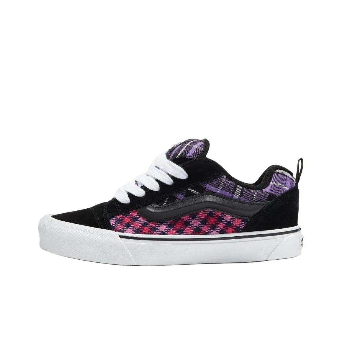 VANS Knu Skool Low Топ Скейтборд Кроссовки Унисекс Черный Фиолетовый