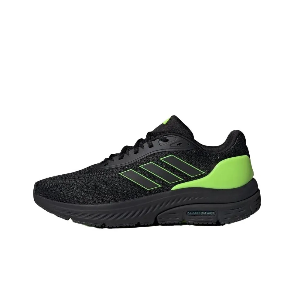 Adidas Cloudfoam Anti Slip Wear Resistant Low Top Casual Shoes Men's Black