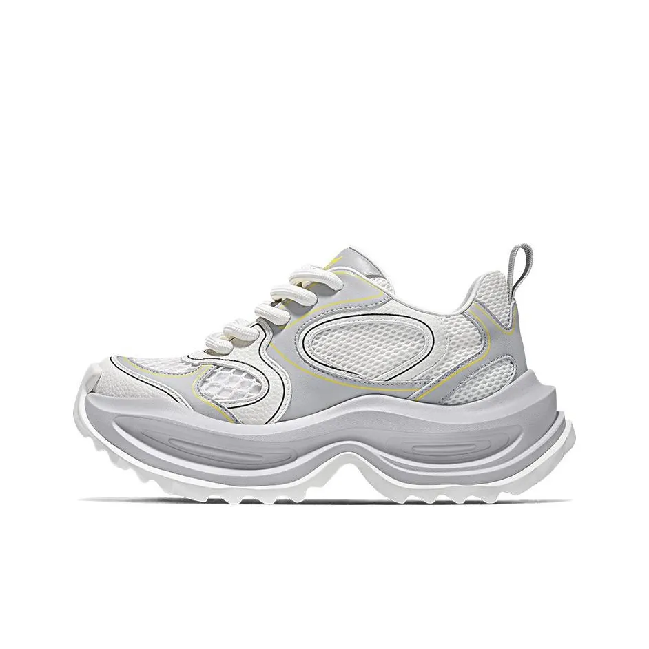 SALAXI Abrasion Resistant Slip Resistant Low Top Chunky Sneakers Unisex