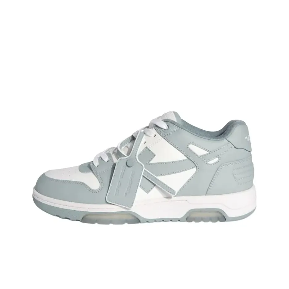 OFF WHITE Out Of Office Ooo Low Tops White Grey