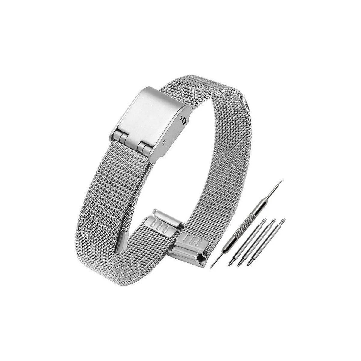 SUNMATE Strap Apple Huawei Millet Samsung VivoOPPO Compatibility Metal 8/10/12/14/16/18/20 Width