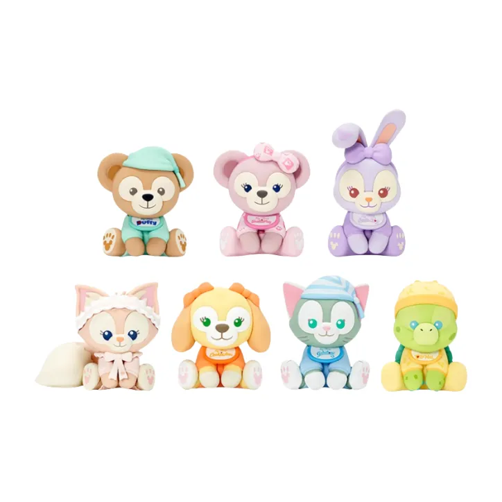 Disney Shanghai Disney Duffy Пижама Linbell Слепые Коробки Один Mystery Коробка Целая Коробка 7 Упаковок