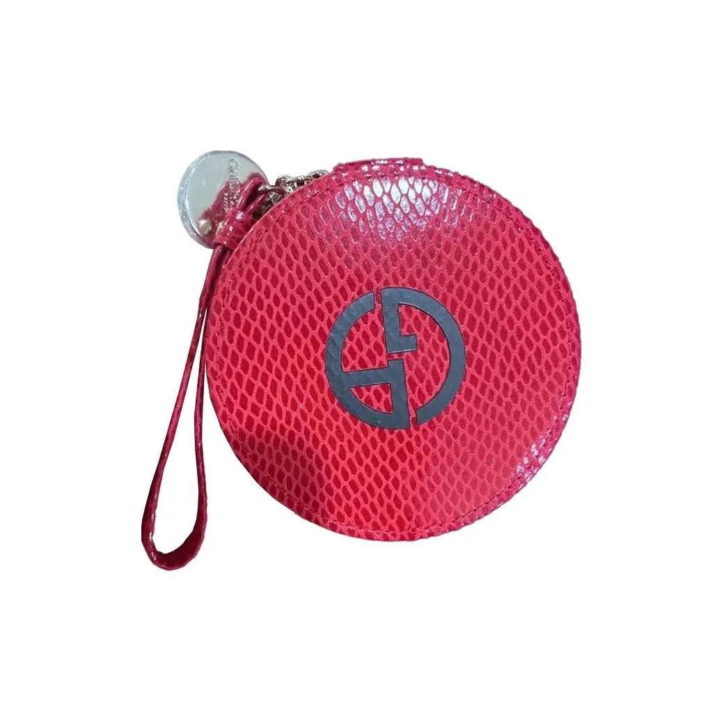 GIORGIO ARMANI Красный Питон с принтом Стиль Косметичка Хранение