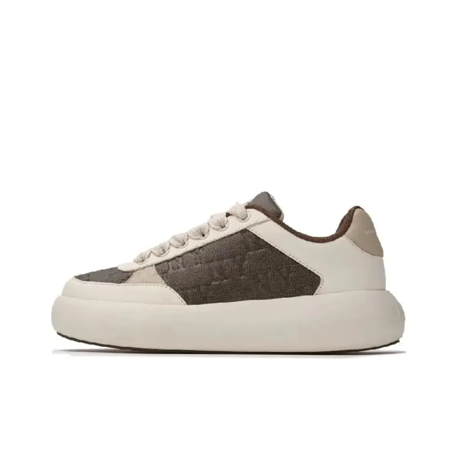 MLB New York Yankees Термостойкий Slip-Resistant Низкий Топ Скейтборд Кроссовки Unisex Light Коричневый