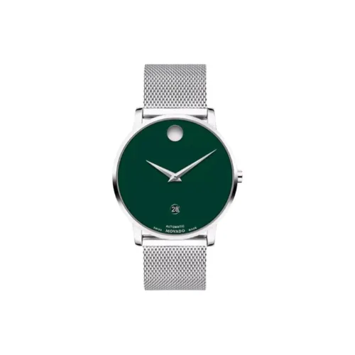MOVADO Автоматический Механический Movement Мужские Музейная Серия Часы 40 мм Зеленые