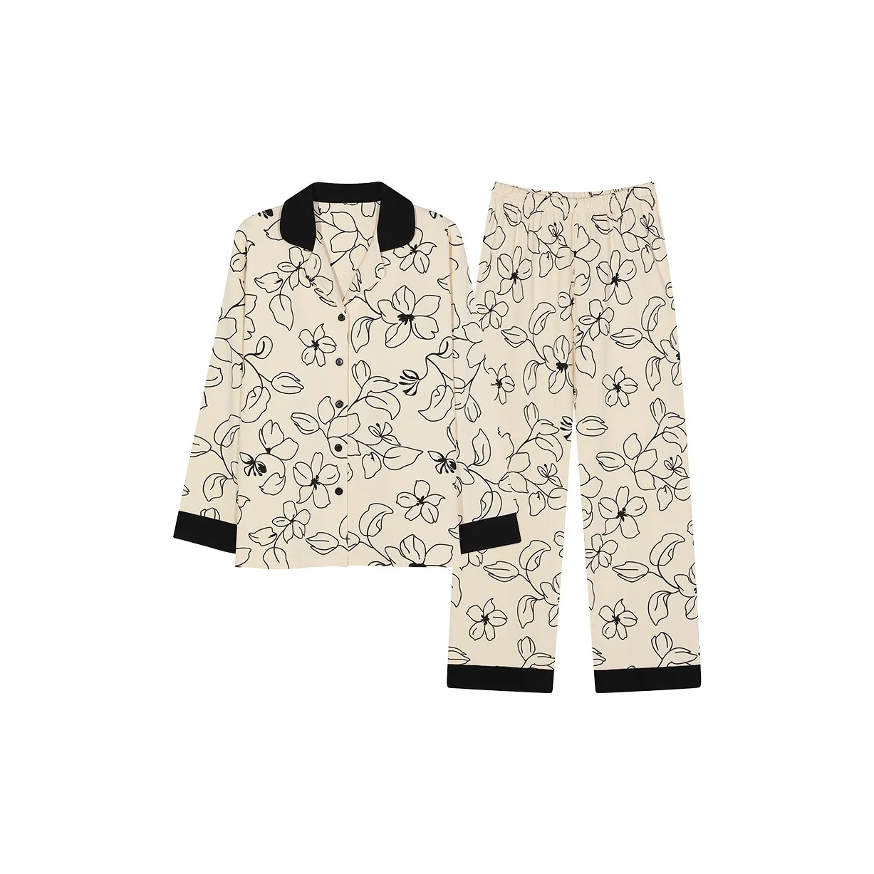 Follow The United States Pajama Set Women's White