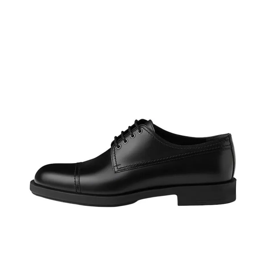 HERMES Jerome Dress Shoes Men's Black