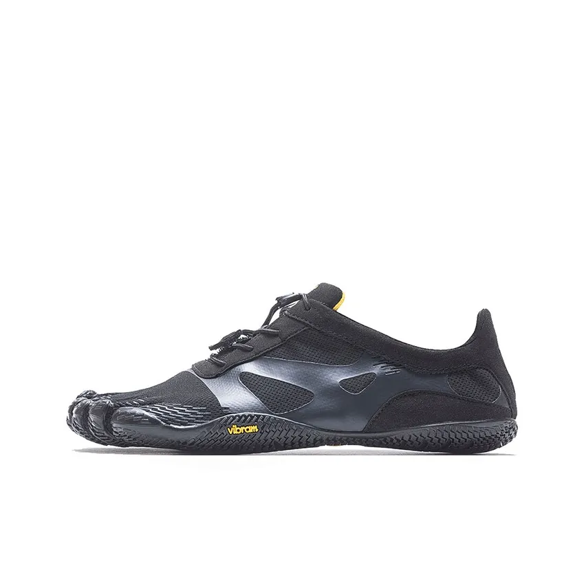 Vibram Five Fingers Shoes Durable Lightweight And Breathable Low Top Training Shoes Men's Black KSOEVO
