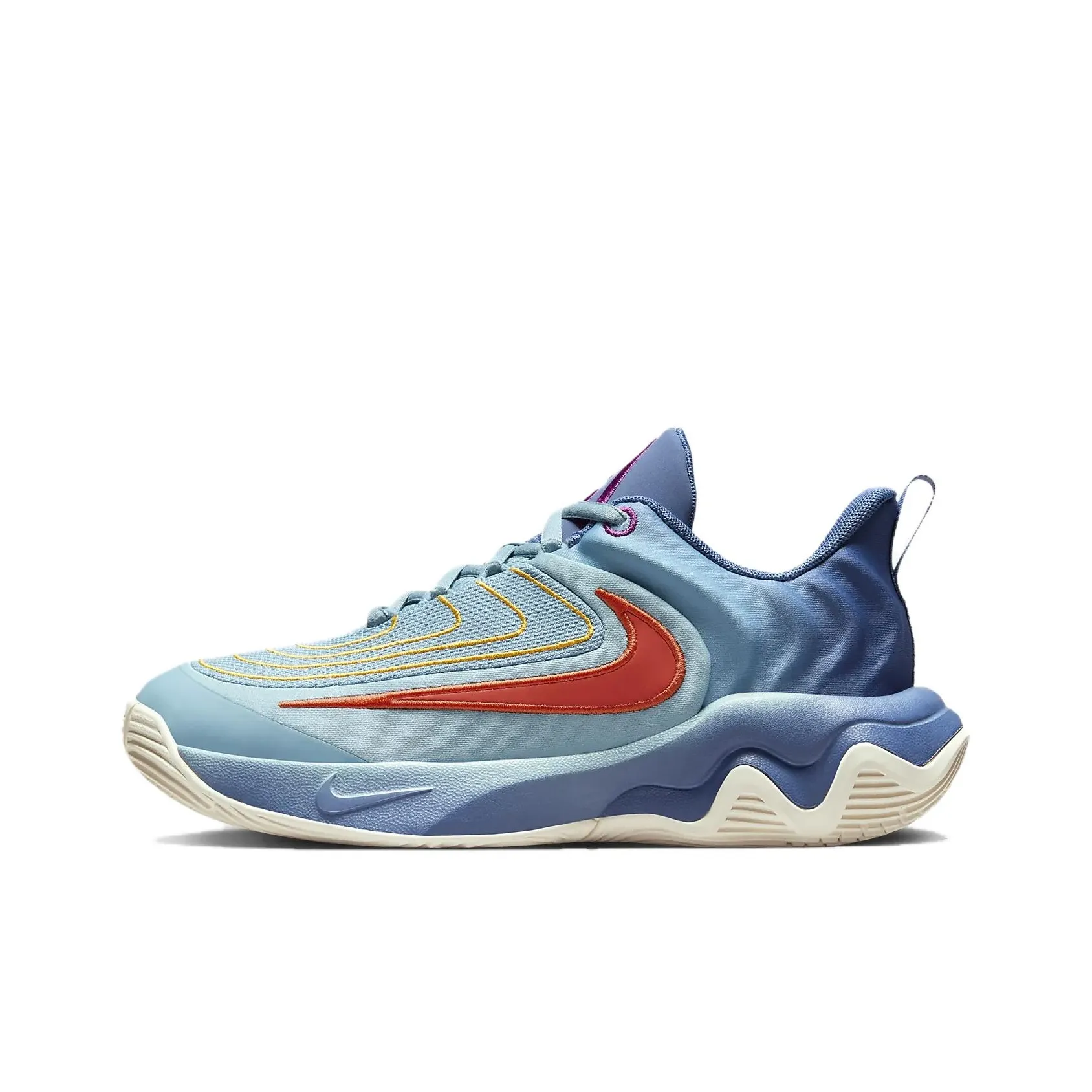 Nike Giannis Immortality Slip Resistant, Breathable, And Supportive Low Top Children's Basketball Shoes Blue