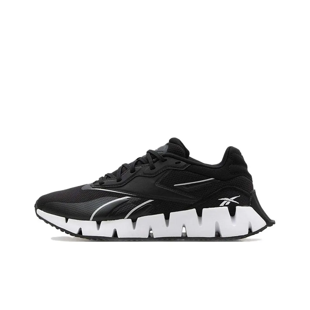 Reebok Zig Dynamica 4 Low Top Running Shoes Women's Black White