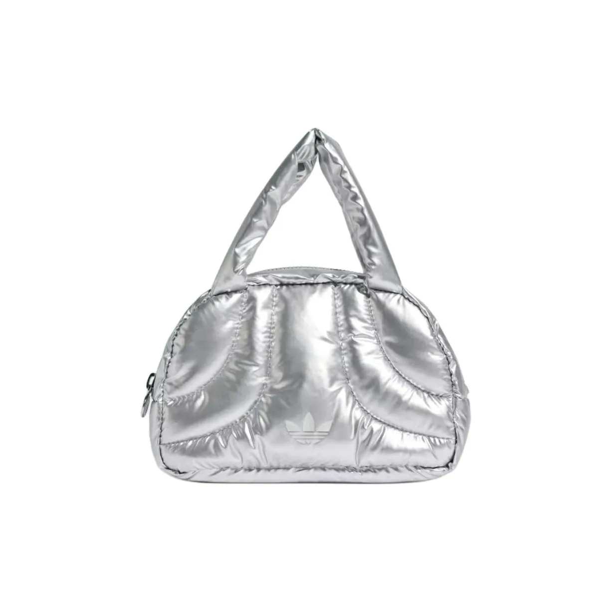 Adidas Полиуретан Боулинг Сумка Мини Женский Серебряный