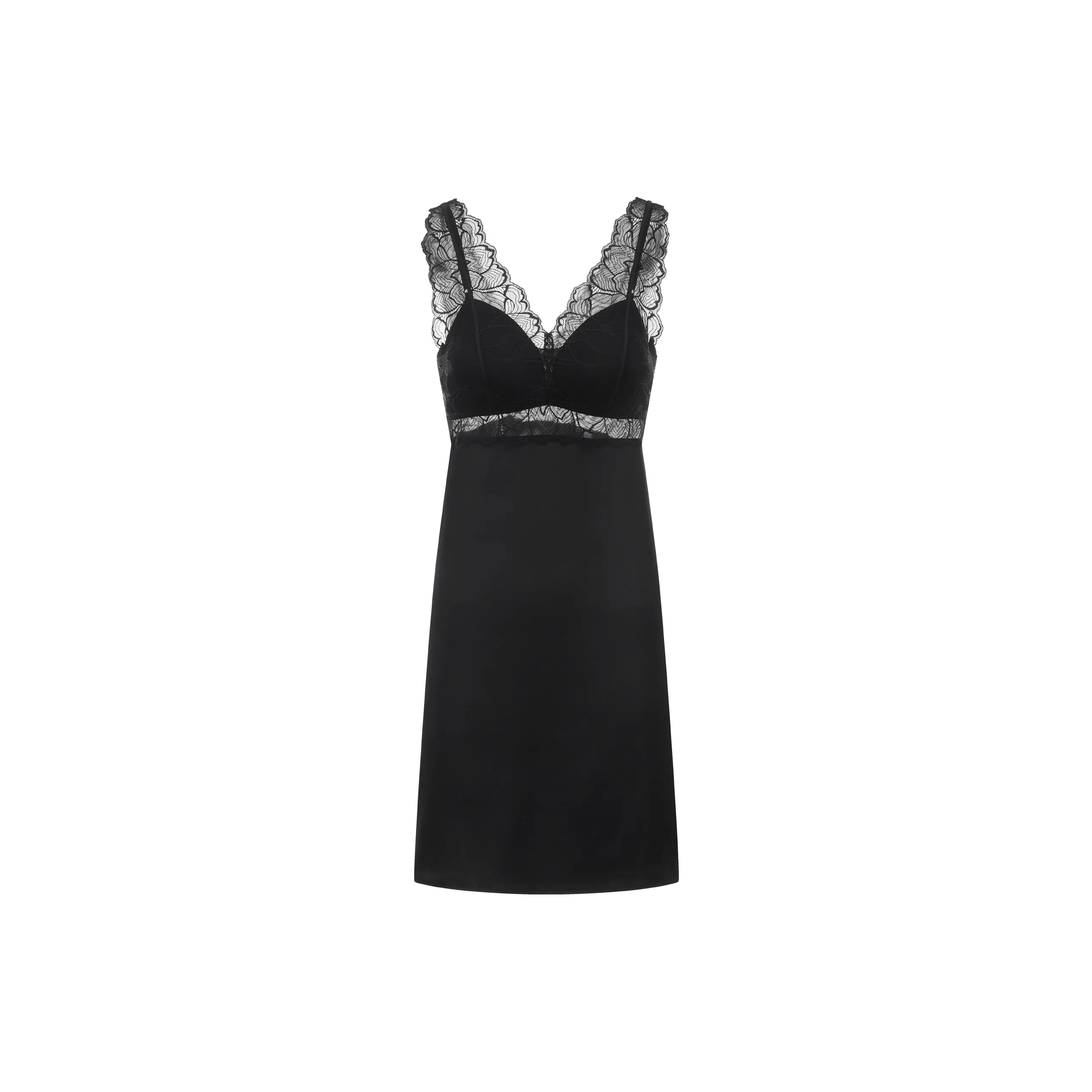 Yiner Life Lace Nightgown Women's Cropped