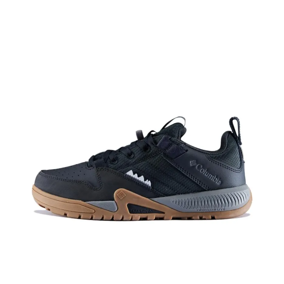 Columbia Slip-resistant Abrasion-resistant Low Top Casual Shoes Women's Black Колумбия Противоскользящие Устойчивые к истиранию Низкие Топ Повседневная Обувь Женская Черная