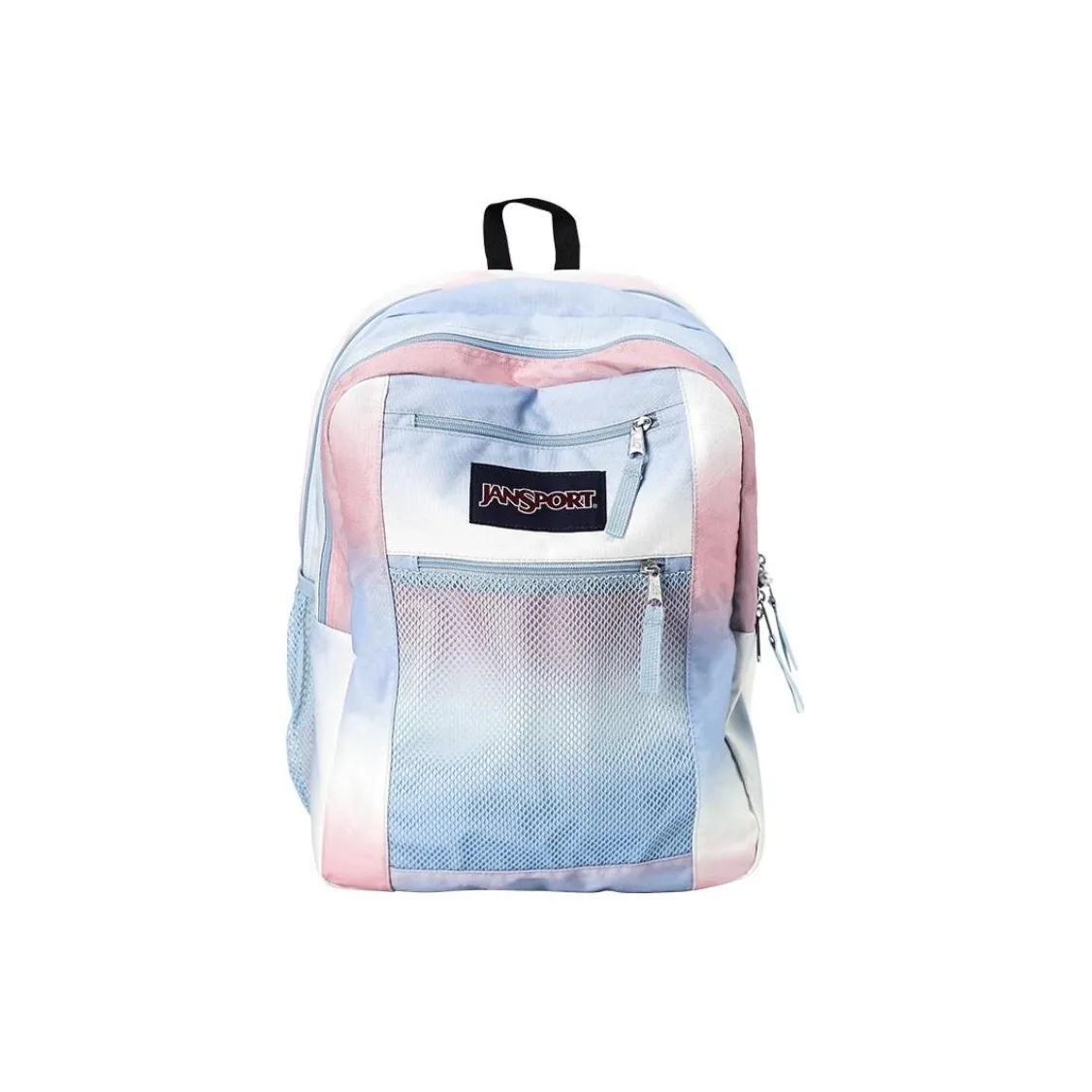 JanSport Polyester Laptop Bag Backpack Medium Size Women's Pink Blue Gradient
