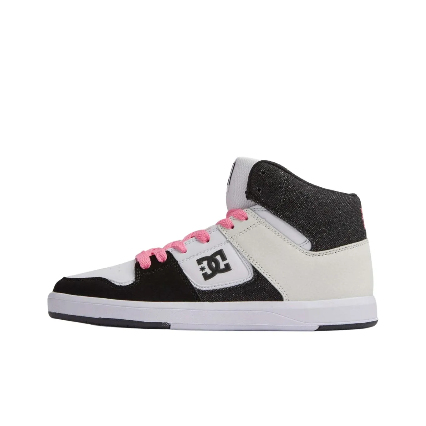 DC Shoes High Top Skateboard Shoes Women's Black Pink