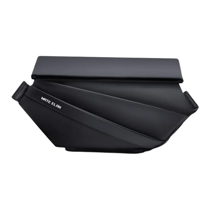 VIHUS PVC Crossbody Bags Shoulder Bags Regular Men's Black