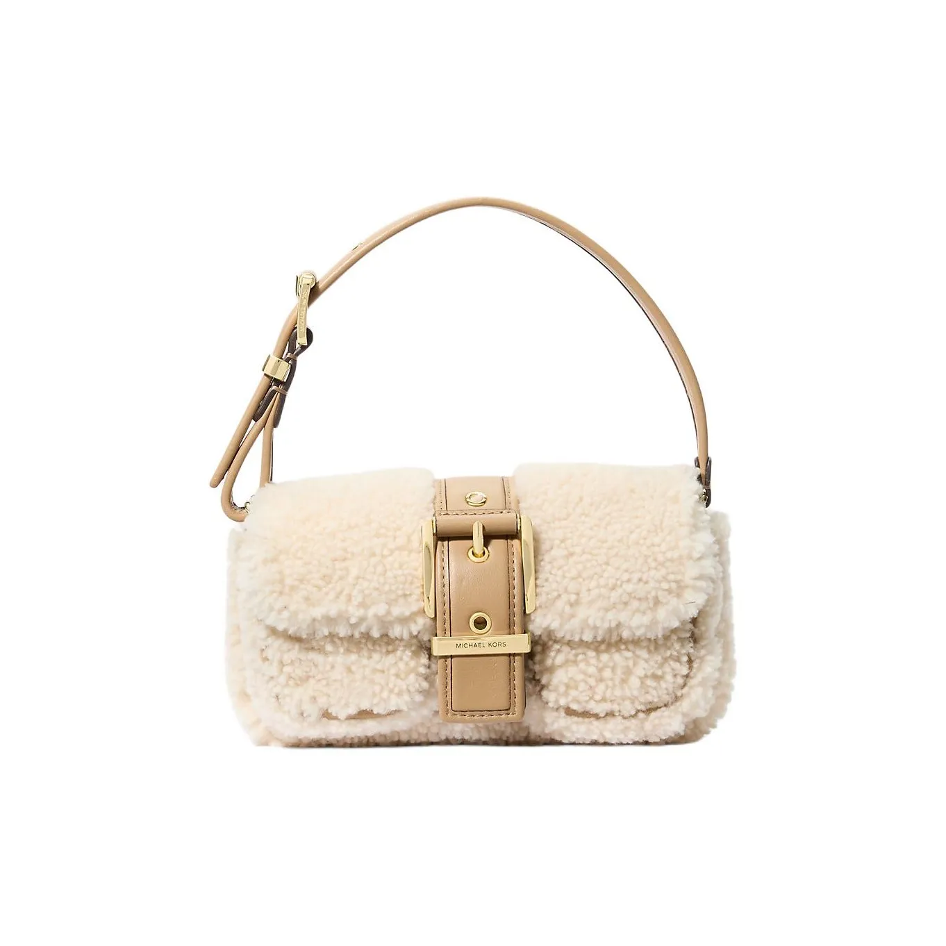 MICHAEL KORS Shearling Сумка через плечо Mini Женская Естественный