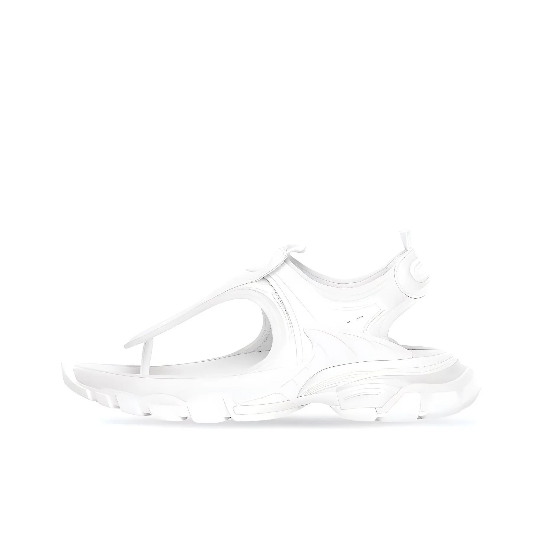 Balenciaga Track Thong Sandal White Women's