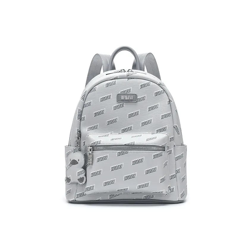SEPTWOLVES PVC Polyvinyl Chloride Backpack Regular Women's Gray