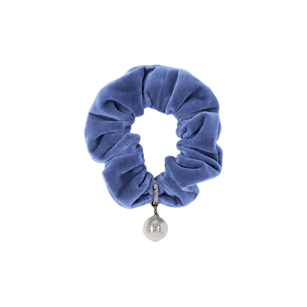 MIU MIU Faux Pearl Hair Tie Women's Iris Color
