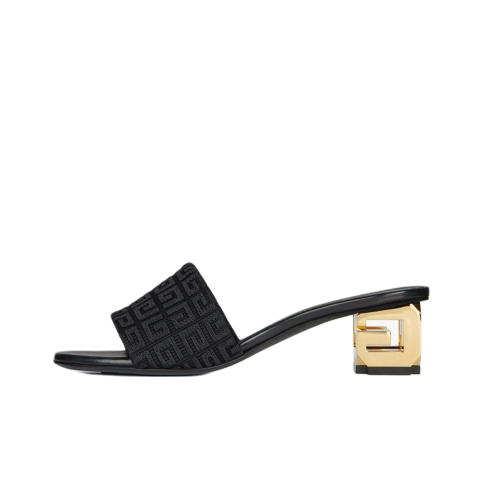 GIVENCHY G Cube Slide Slippers 5cm Women's Black