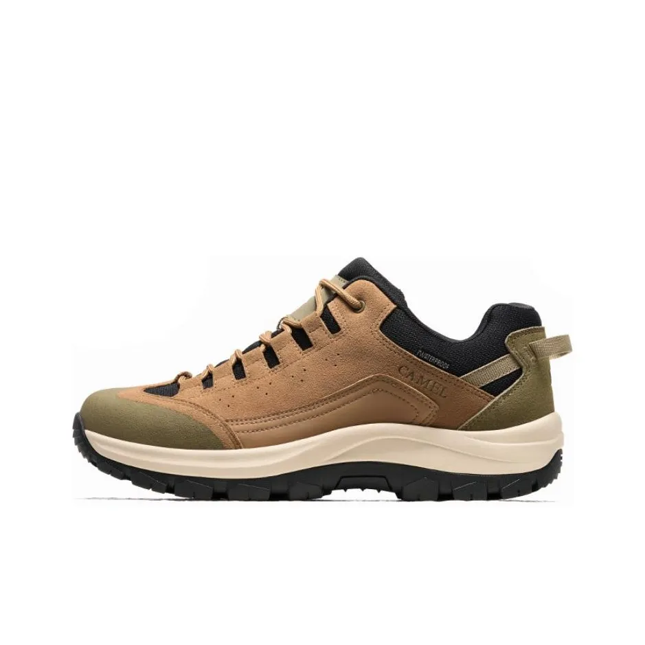 CAMEL Slip-resistant Abrasion-resistant Low Top Hiking Shoes Men's CAMEL Противоскользящие Износостойкие Низкие Кеды Походная Обувь Мужская
