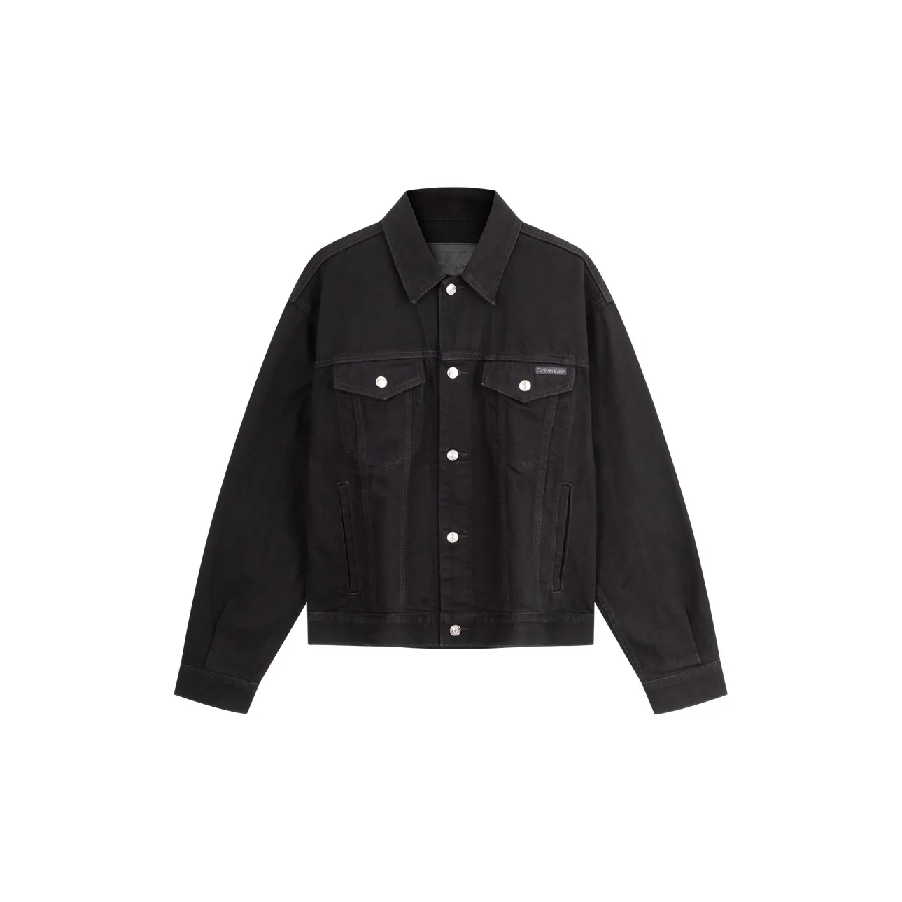 Calvin Klein Denim Jackets Men JW4-Denim Black