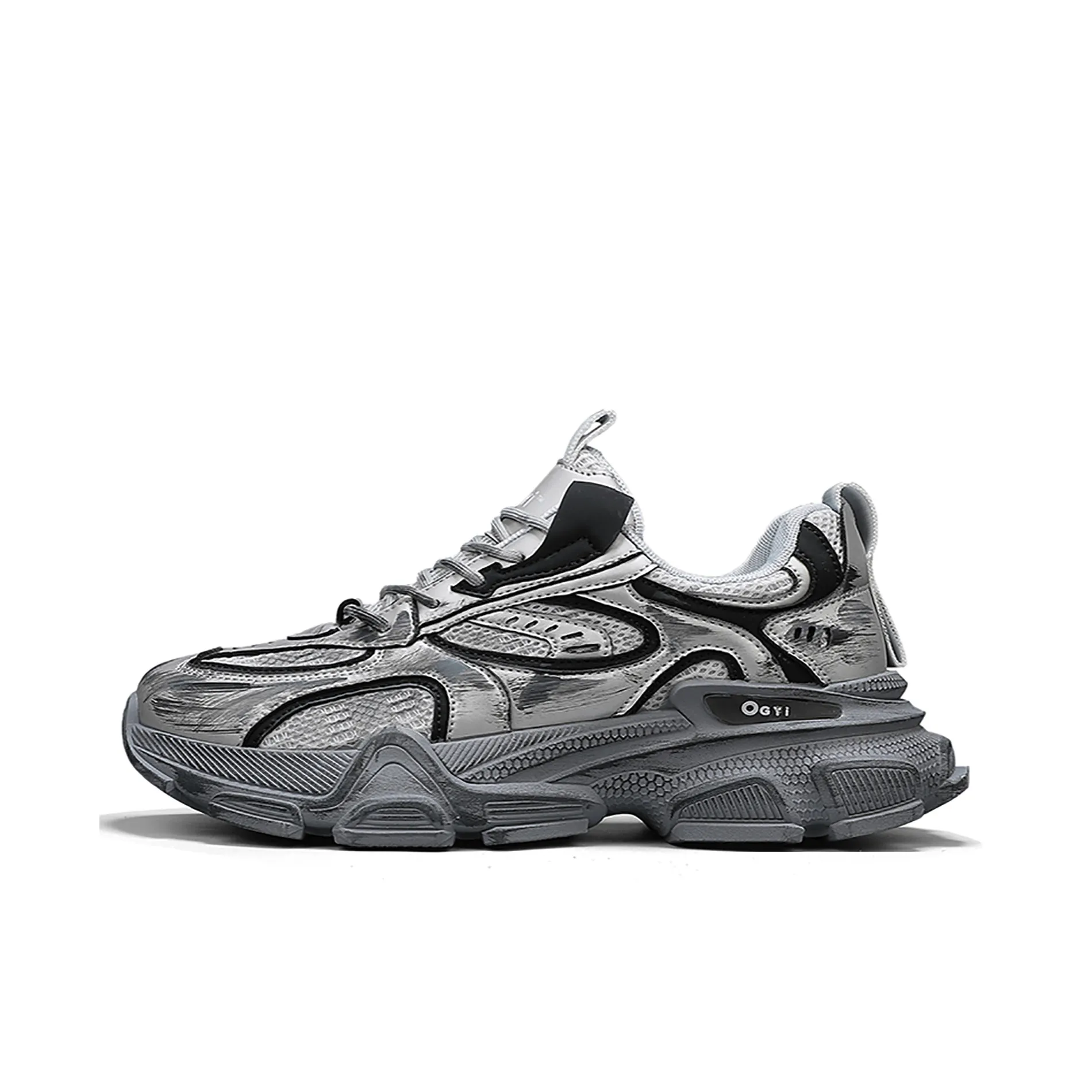 BUFFALO BOUND Anti-Slip Wear-Resistant Low-Top Chunky Sneakers Men's