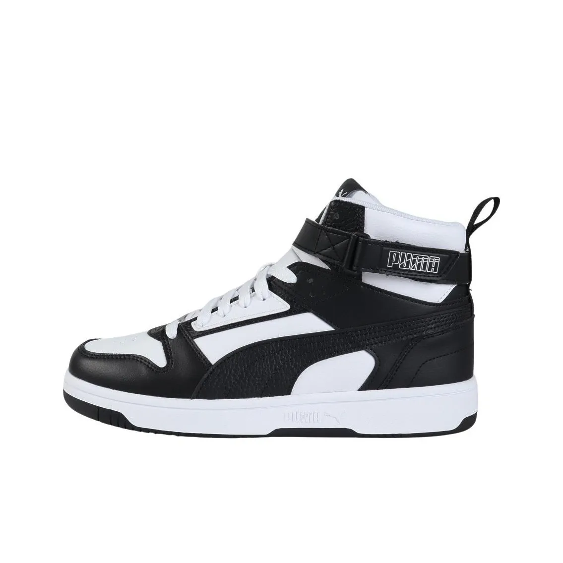 PUMA Rebound Joy High Топ Скейтборд Кроссовки Унисекс Черный Белый