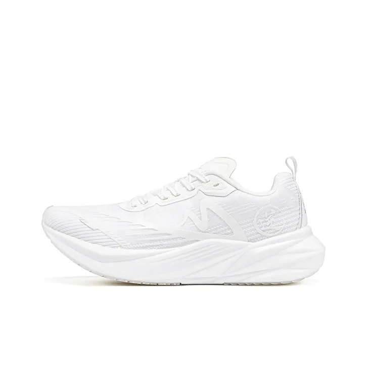 Sonic Cat Амортизаторы Slip-resistant устойчивые к истиранию дышащие низкий топ углеродная плита беговые кроссовки унисекс белый