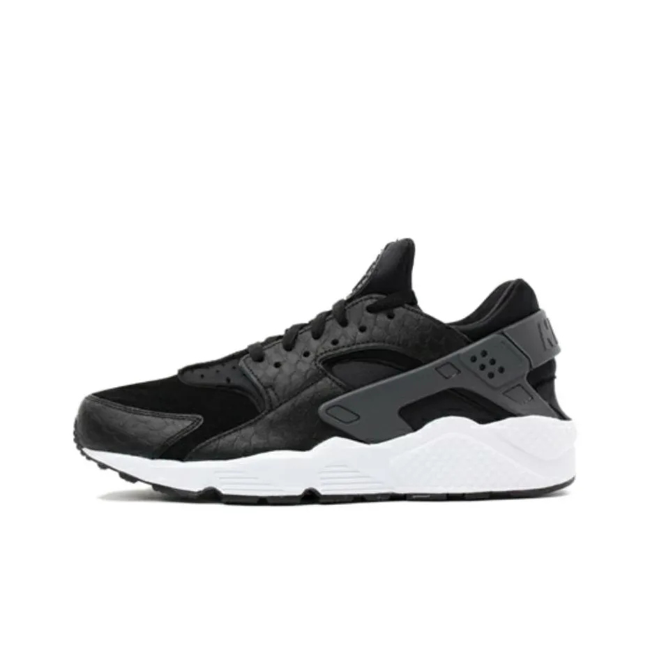 Nike Air Huarache Slip-resistant Low Top Casual Running Shoes Unisex Black Найк Эйр Хуараче Slip-resistant Низкий Топ Повседневные Беговые Кроссовки Унисекс Черный